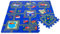 Leo & Emma Hochwertige Puzzlematte Spielstraße Kinder-Spielteppich Spielmatte mit Straßenzug Als Krabbelmatte zum Toben, mit tollem Straßenmuster, Spieldecke
