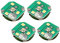 Sharplace epoxy Glühlampe Harz Formen, 2PCS Led-Lampe Silikagel Formen für Harz, Harz Silikagel Formen 4PCS LED Chip Basis, 2x2cm