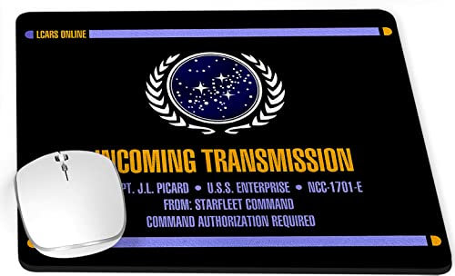 Star Mauspad Trek Incoming PC Transmission