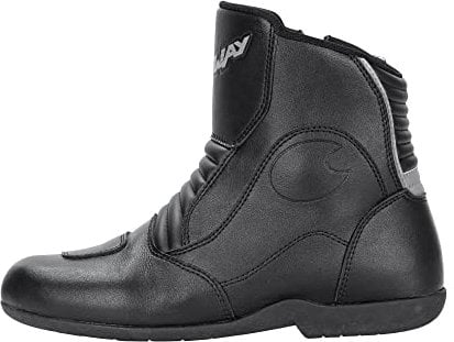 FTS-1 S Stiefel, Kurzer Tourenstiefel, CE Zertifiziert, Robuster Motorradstiefel, Schalthebelverstärkung, Pflegeleicht, Seitlicher Reißverschluss, Gr. 38