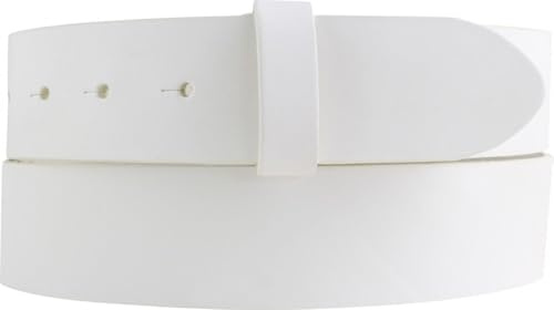 BELTINGER Gürtel aus Vollrindleder ohne Schnalle 4 cm | Jeans-Gürtel für Damen Herren 40mm | Vollleder-Gürtel in