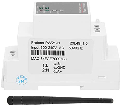 BOROCO RS485 to Ethernet/WLAN Converter, rs485 Wlan bridge,Modbus für ECos mit Antenne PW21-H AC 100 240 V