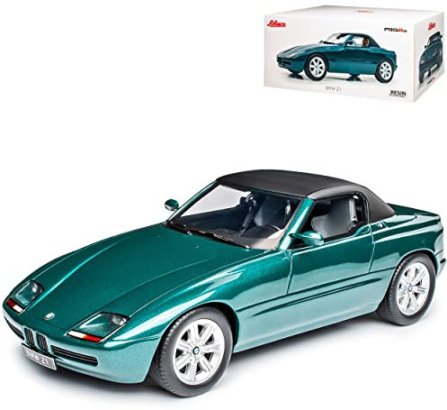 B*M*W Z1 E30 Grün Geschlossen 1989-1991 1/18 Schuco Modell Auto mit individiuellem Wunschkennzeichen