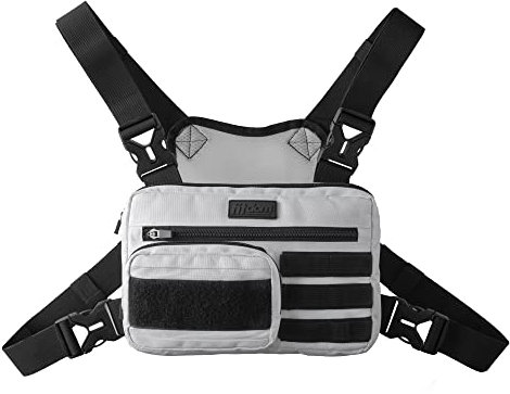 Fitdom Unisex Erwachsene Cp-2 Gepäck-Kuriertasche, weiß