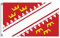 Stormflag Drapeau Alsace 90x150cm Drapeau Alsacien Province D'Alsace 3x5ft Polyester 90g avec œillets et Double couture
