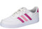 adidas Breaknet Lifestyle Court Lace Shoes Baskets, Cloud White/Lucid Fuchsia/Beam Pink, 36 2/3 EU