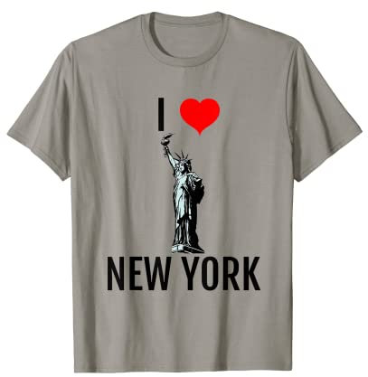 I Love NY Statue of Liberty Proud New Yorker Souvenir Geschenk T-Shirt