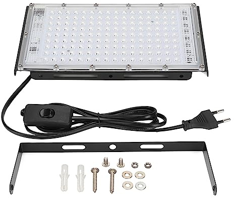 Fdit LED-Pflanzen Licht, Vollspektrum-Pflanzen-Setzling-Wachstums Lampe für Indoor-Gewächshaus Pflanzen Wachsen Rot Blau 144 Perlen 200W IP65