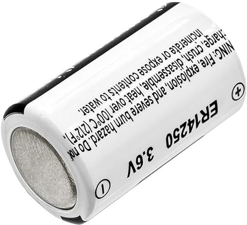 CoreParts Battery for ER14250 4.32Wh Li-SOCl2 3.6V 1200mAh Black, MBXSPE-BA007