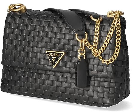 GUESS Damen Lisbet Flap Bag, BLA