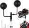 Helmhalterung für Motorrad, 180° Motorrad Helm Rack,Rotation Metall Helm Halter Wandhalterung, Wandmontage Helmständer mit Doppelkugel,für Motorradhelm,Fahrradhelmhalter,Kappen,Perücke,Upgrade