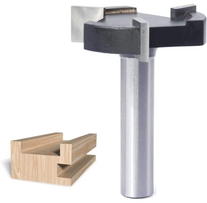 AKYLIN Planfräser 12mm Schaft,3 Flöten Oberfräse Fräser Hartmetallmesser,Planfräser für Oberfräse,Hobelfräser spoilboard Surface Fräser Abflachfräser Oberflächenbit Flächenfräser für Holz
