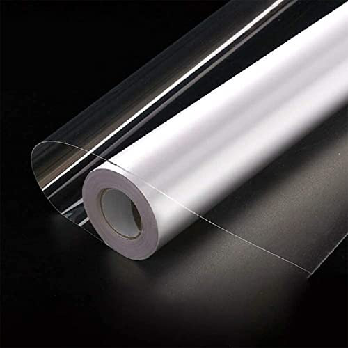 Hode Trasparente Carta Adesiva per Cucina Mobili Pareti Piastrelle Porte Rotolo Pellicola Adesiva Decorativo Vinile Impermeabile 40X500cm