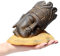 RVQIGYP Aquarium-Dekoration, Landschaft, Buddha-Statue, Aquarium-Dekoration, kleine Buddha-Statue, zerbrochene Buddha-Statue, kleine Fische, Unterschlupf, Höhle vermeiden (liegender Buddha-Kopf)