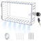 QUTHZZHY Universal Thermostat Lock Box, Thermostat Schließkasten mit Schlüssel, Transparenter Thermostat Schutz, für die Meisten Thermostate auf dem Markt, für Wohnungen, Büros, Kirchen, Schulen