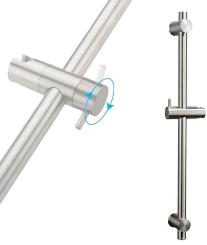 HAMOLER Dusch-Schiebestange, verstellbar, gebürstetes Nickel, SJGBNHD1