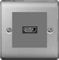BG Nexus Brushed Steel HDMI Socket Satin Chrome Grey insert EMHDMIG NBSEMS2