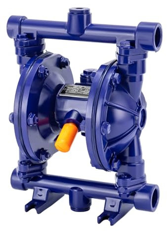 12GPM Air Diaphragm Pump Double 1/2 in Inlet & Outlet Air Operated Diaphragm Pump QBK-15 Air Operated Double Diaphragm Pump Suitable for Use with Low Viscosity Petroleum Fluids and with Water…