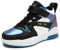 HSNA Basketball-Schuhe für Kinder Turnschuhe Jungen Sneaker Mädchen (Schwarz und Blau 33 EU)