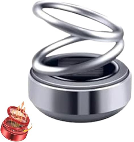 2025 New Portable Kinetic Molecular Heater, Portable Dynamic Molecular Heater, Tragbare Knetische Molekularheizung, Solar Kinetischer Mini-Heizung, Tragbare Kinetische Heizung Für Fahrzeuge (Grau)