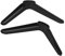 1pair Tv Stand Legs for Flat Screen Tvs Sturdy Replacement Foot with Screws for Tabletop Support Minimalist Design Easy Installation for Living Room Bedroom
