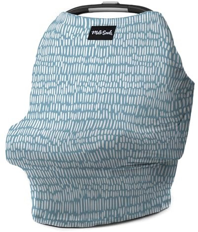 Milk Snob Original 5-in-1-Bezug – Stillbezug zum Stillen – Babyautositz-Baldachin & Kinderwagen – unverzichtbares All-in-One-Design – Geschenk für Mutter, Baby (Beck)