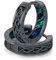 Wikinger Ohrringe 925 Sterling Silber Keltischer Knoten Ohrringes Schwarze Kreolen Nordische Runen Schmuck Geschenke für Herren Damen