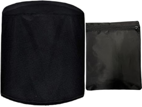 TocaFeank Raucherabdeckung, Feuerstellenabdeckung,Wasserdichtes runder Rauchergrillabdeckung | 210d Oxford Stoff, UV -Schutz, Hochleistungsschutz mit Kordelschließung für Innenräume, Camping, Terrasse