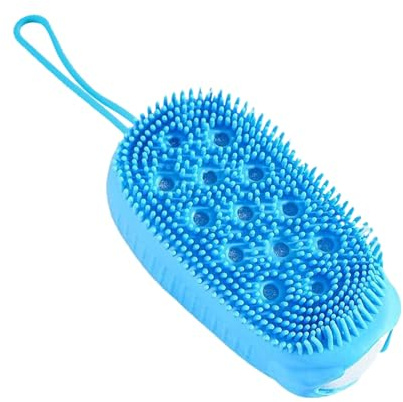 Scrubber Scrubber - Scrubber - Scrubber - Scrubber Body Silicone | Scrubber de douche en silicone | Brosse de gommage de douche | Outil de massage d'épurateur de bain doux pour femme