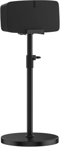 Height Adjustable Floor Speaker Stand for Sonos Five & Play 5 Speaker Stand Support Vertical & Horizontal Speaker Floor Stand for Sonos Play 5 Gen 2 and Sonos Five Stand with Cable Management