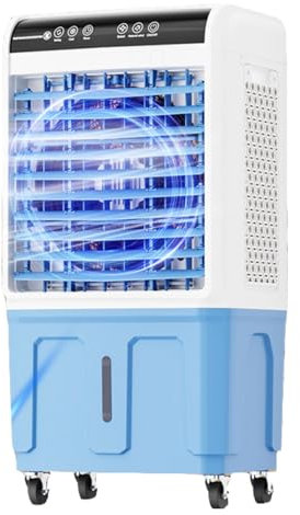 GWFBLID Portable Air Conditioners Cooling AC Unit with 3 Speeds Cooling Fan With Extra Large Water Tank 120° Oscillating and Ice Box Air Cooler Evaporative Air Cooler for Bedroom Kitchen Rooms