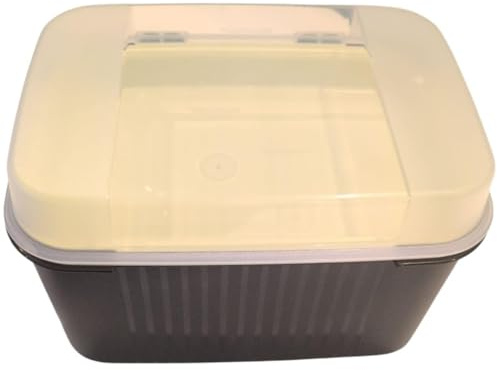 Tupperware Naschkätzchen Schatztruhe Apollo 7300ml 7,3 Liter olivgrün mit Einsatz box behälter Plätzchen