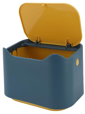 Ejoyous Cat Litter Bin, Airtight and Odorless Pressure Lock Lid, Compact Waste Bin (18 X 12.5 X 13 cm) for Home and Cat Litter Box