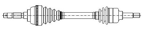 Metelli 17-0005 Antriebswelle