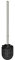 HEWI WC-Bürste 477 (Farbe Lichtgrau, Toilettenbürste ohne Behälter, Bürstengriff Länge 460 mm, Bürstenkopf schwarz, Bürste auswechselbar) 477.20.010 97