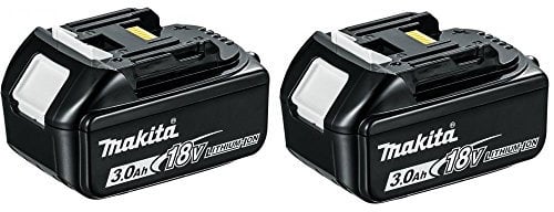 Makita BL1830 18 V 3 Ah Li-ion Battery, Pack of 2