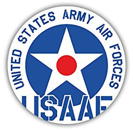 Aufkleber/Sticker USAAF United States Army Air Forces Luftwaffe 7x7cm A1664