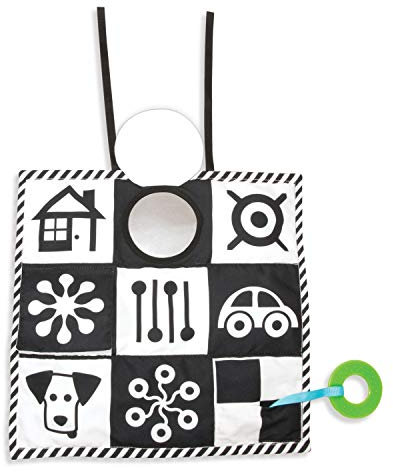 Manhattan Toy Wimmer-Ferguson Doppelseitiges 3-in-1-Dreieck Spiel- und Pat-Spielmatte