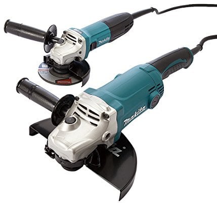Makita DK0056Z1/1 Grinder Twinpack-GA9050 230mm + GA4530R 115mm, 720 W, 110 V, Blue/Black, Large