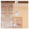 Lampadario saliscendi in ceramica con contrappeso e piatto plissettato stile vintage - Ø 43 cm - Giallo