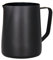 Hillento Espressokaffee Milchaufschäumkrug, Edelstahl Creamer Macchiato Cappuccino Latte Kunst Machen Krug Tassen, perfekt für Milch, Sahne, Wasser, Säfte, Smoothies, 20 oz / 600ml, schwarz