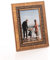 Cadre Photo en Bois Style Baroque pour Photos 10x15 cm - Cadre Doré en Verre pour De Beaux Souvenirs | Cadre Photo Autoportant pour Affichage Mural & de Table, Format Vertical & Horizontal
