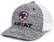 ARIAT Men's RWB Shield Logo Flexfit110 Snapback Cap