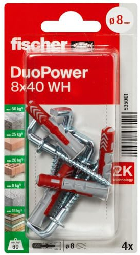 Fischer 535001 Blister Duopower 8 x 40 Wh K Nv