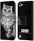 Head Case Designs Offizielle P.D. Moreno Kaetzchen 3 Schwarze Und Weisse Katzen Leder Brieftaschen Handyhülle Hülle Huelle kompatibel mit Apple iPod Touch 5G 5th Gen
