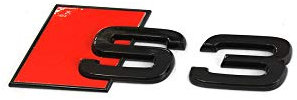 Audi 8Y0071804 Scritta S3 nera Tuning Exclusive Black Edition