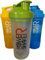 POWER SHAKER BUNDLE 3 Cocteleras de proteínas con bolas mezcladoras de metal y filtros