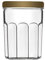 Lot de 22 bocaux à Confiture,Pots ménage Classique Type Bonne Maman 385 ML, Capsules dorées stérilisables 82mm avec Flip incluses - IRIOS -