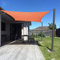 Dripex Sonnensegel Sonnenschutz Set inkl Befestigungsseile Rechteckig Wasserabweisend Polyester Imprägniert 95% UV Schutz Windschutz Wetterschutz (2 x 2 m, Orange)