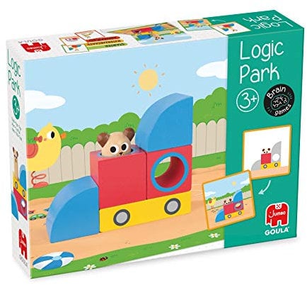 Goula -Jumbo Spiele - Farbformen, Motorikspielzeug - Holzspielzeug - Kinderspielzeug ab 3 Jahre - 1 Spieler